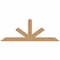 Ekena Millwork Saratoga Smooth Timber Gable Bracket, Western Red Cedar, 84"W x 31"H x 3 1/2"D x 5 1/2"F, 9/12 Pitch GBW084X31X0406SAR00SWR - alternate 1
